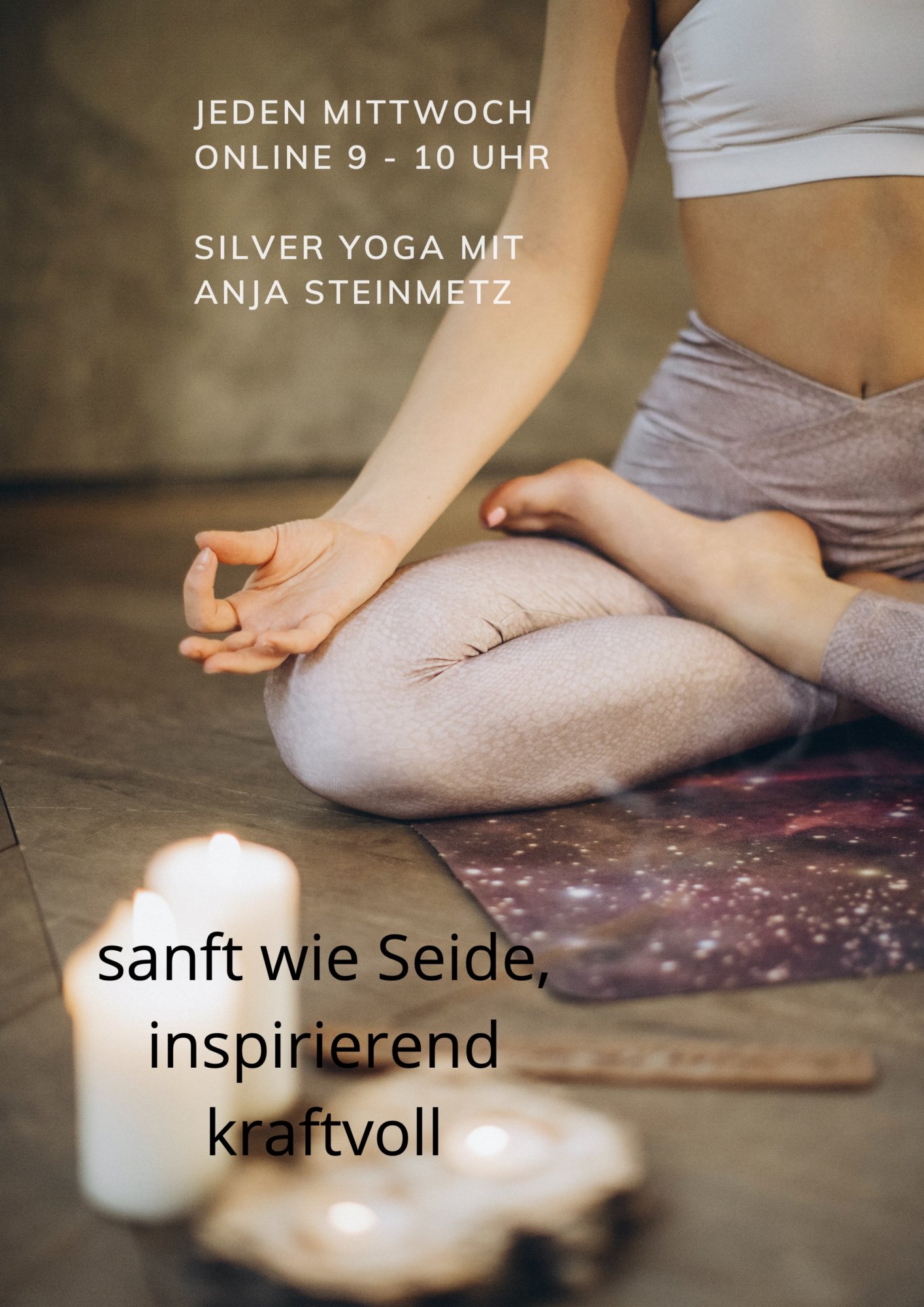 Yoga Meditation Mental Health Poster Kopie